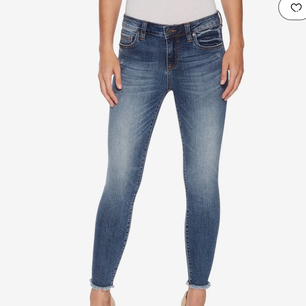 Kut from the Kloth Connie ankle skinny jeans, sz 6